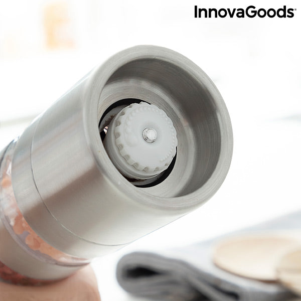 4-in-1 Gewürzmühle – Edelstahl Pfeffer-, Salz-, Kräuter- und Chili-Mühle