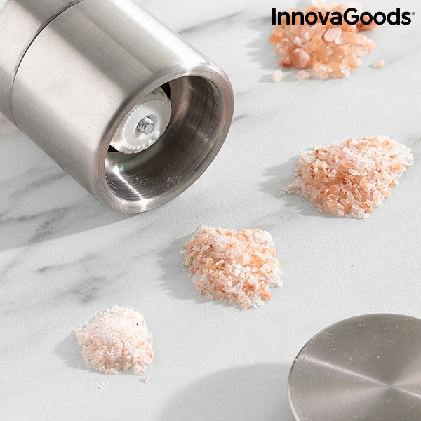 4-in-1 Gewürzmühle – Edelstahl Pfeffer-, Salz-, Kräuter- und Chili-Mühle