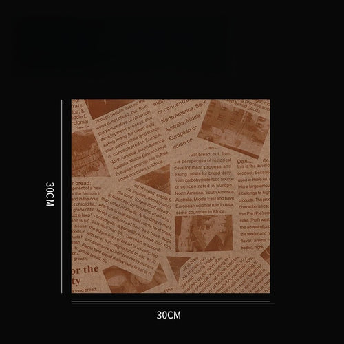 100 Stück vorgeschnittenes Backpapier – Vielseitig für Backen & Verpacken