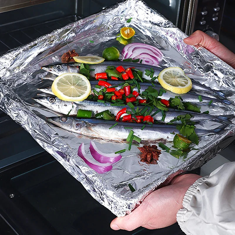 1 Rolle Alufolie – Ölresistente, Antihaft-Alufolie