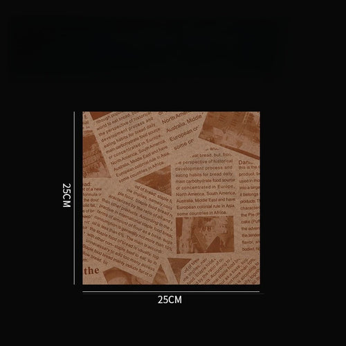 100 Stück vorgeschnittenes Backpapier – Vielseitig für Backen & Verpacken