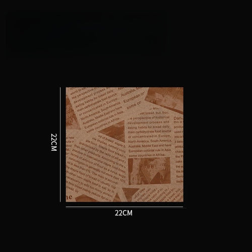 100 Stück vorgeschnittenes Backpapier – Vielseitig für Backen & Verpacken