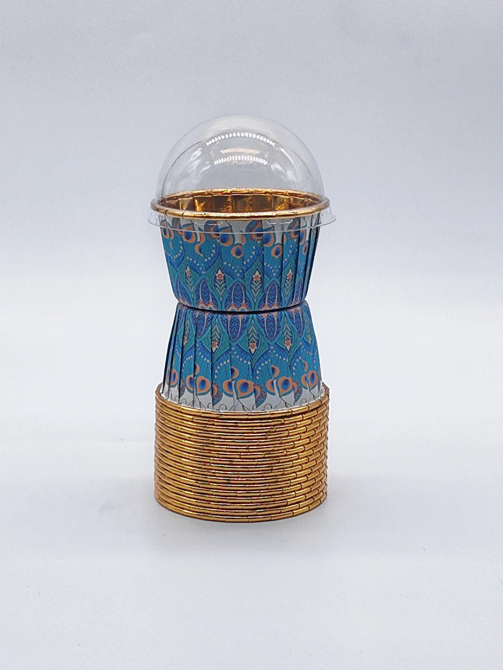 50 Stück Backförmchen Einweg Cupcake Becher, hitzebeständiges Papier