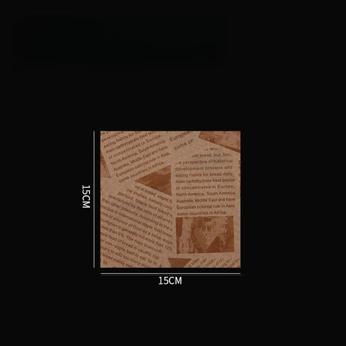 100 Stück vorgeschnittenes Backpapier – Vielseitig für Backen & Verpacken