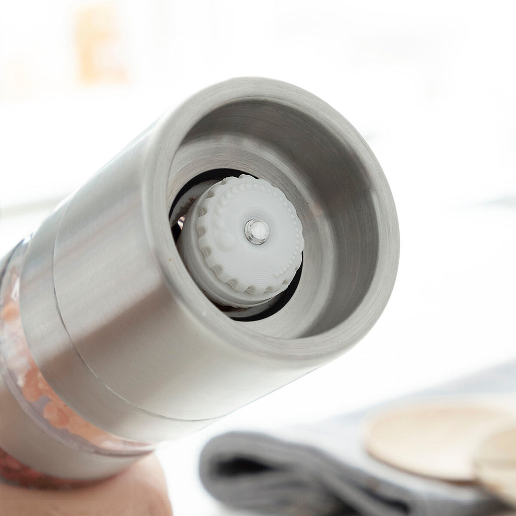 4-in-1 Gewürzmühle – Edelstahl Pfeffer-, Salz-, Kräuter- und Chili-Mühle