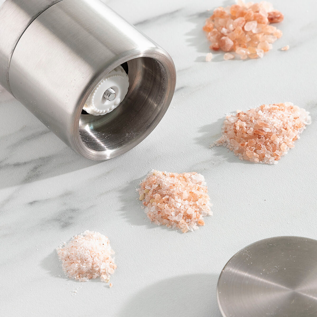 4-in-1 Gewürzmühle – Edelstahl Pfeffer-, Salz-, Kräuter- und Chili-Mühle