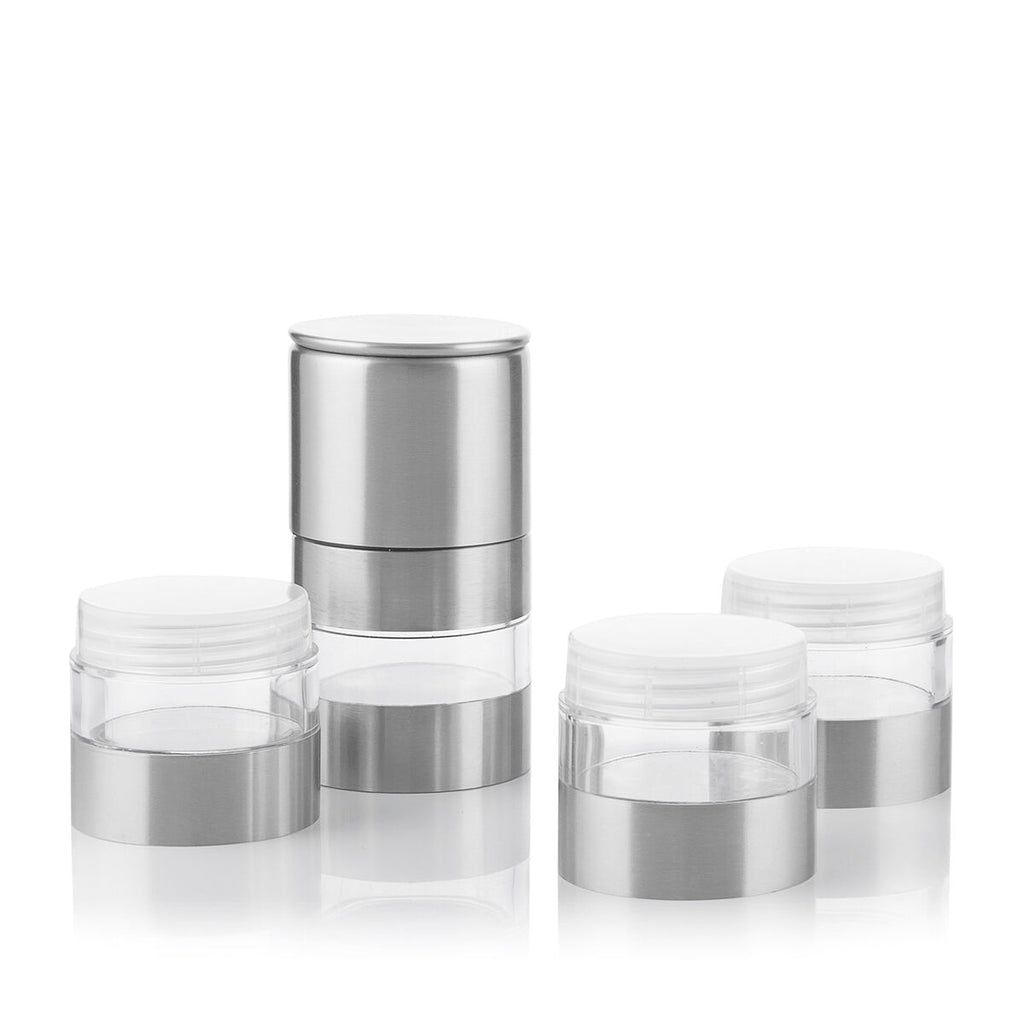 4-in-1 Gewürzmühle – Edelstahl Pfeffer-, Salz-, Kräuter- und Chili-Mühle