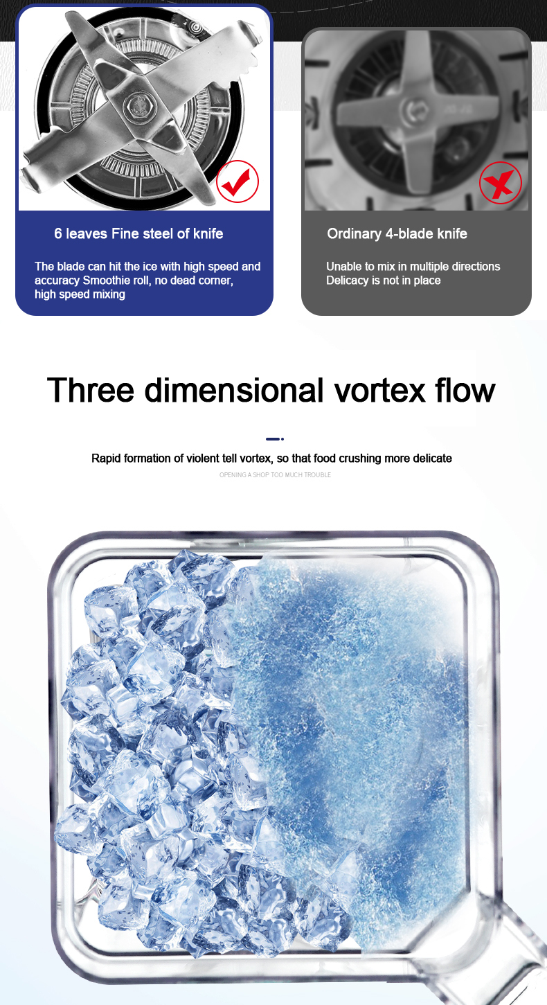 Gewerbliche Eisblender für Smoothies & Getränke