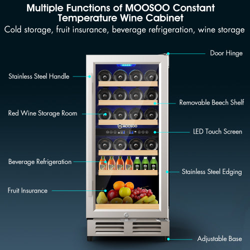 Weinkühlschrank – 30 Flaschen