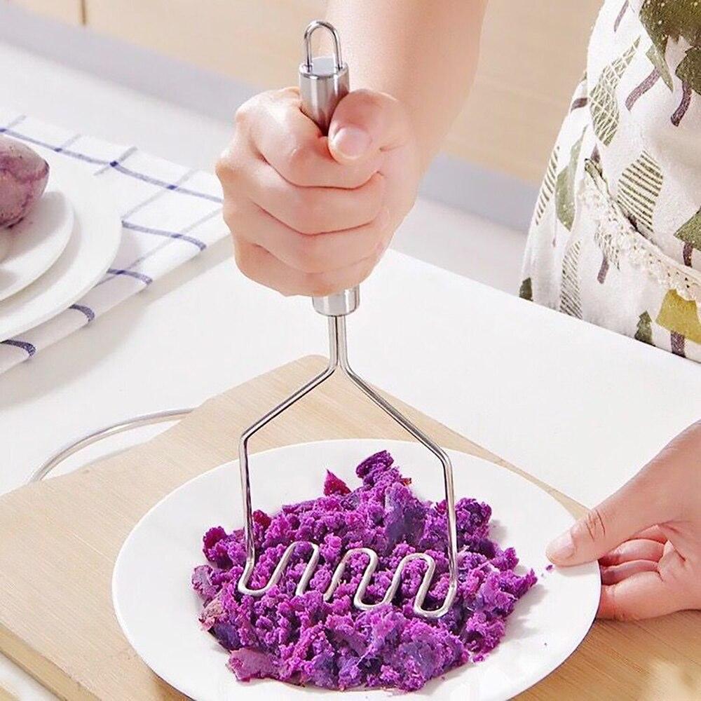 Premium Kartoffel- und Lebensmittelstampfer aus Edelstahl